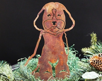 Cavapoo Corten Steel Dog Silhouette | Rust Art | Garden Décor | Pet Memorial | Spring Garden Gift | My Metal Rescue