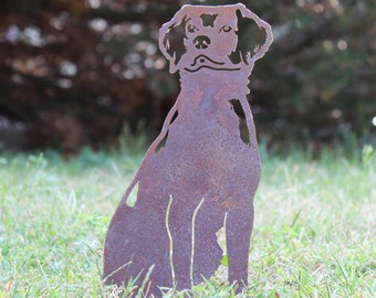 Brittany Spaniel Corten Steel Dog Silhouette | Rust Art | Garden Décor | Pet Memorial | Spring Garden Gift | My Metal Rescue