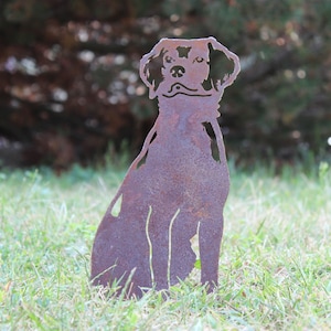 Brittany Spaniel Corten Steel Dog Silhouette | Rust Art | Garden Décor | Pet Memorial | Spring Garden Gift | My Metal Rescue