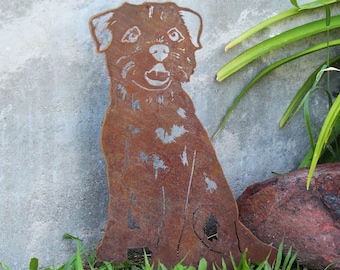 Border Terrier Corten Steel Dog Silhouette | Rust Art | Garden Décor | Pet Memorial | Spring Garden Gift | My Metal Rescue