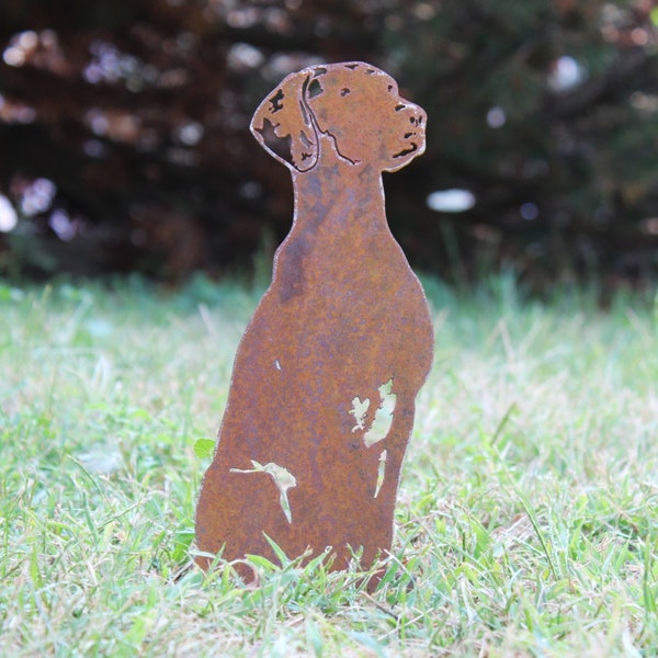 Rhodesian Ridgeback Corten Steel Dog Silhouette | Rust Art | Garden Décor | Pet Memorial | Spring Garden Gift | My Metal Rescue