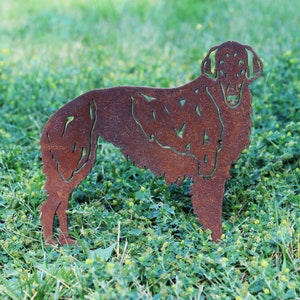 Silken Windhound Corten Steel Dog Silhouette | Rust Art | Garden Décor | Pet Memorial | Spring Garden Gift | My Metal Rescue