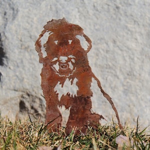 Old English Sheepdog Corten Steel Dog Silhouette | Rust Art | Garden Décor | Pet Memorial | Spring Garden Gift | My Metal Rescue