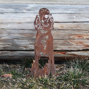 Irish Setter Corten Steel Dog Silhouette | Rust Art | Garden Décor | Pet Memorial | Spring Garden Gift | My Metal Rescue