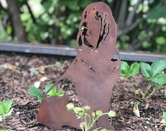 Bloodhound Corten Steel Dog Silhouette | Rust Art | Garden Décor | Pet Memorial | Spring Garden Gift | My Metal Rescue