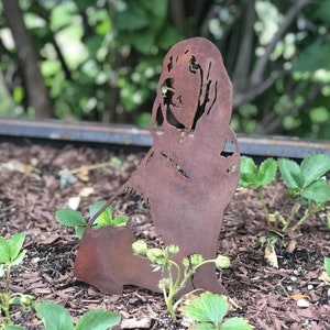 Bloodhound Corten Steel Dog Silhouette | Rust Art | Garden Décor | Pet Memorial | Spring Garden Gift | My Metal Rescue