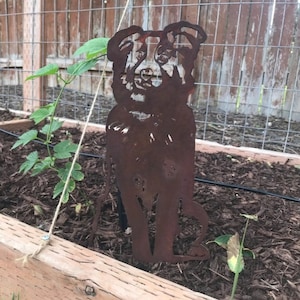 Australian Shepherd Corten Steel Dog Silhouette | Rust Art | Garden Décor | Pet Memorial | Spring Garden Gift | My Metal Rescue