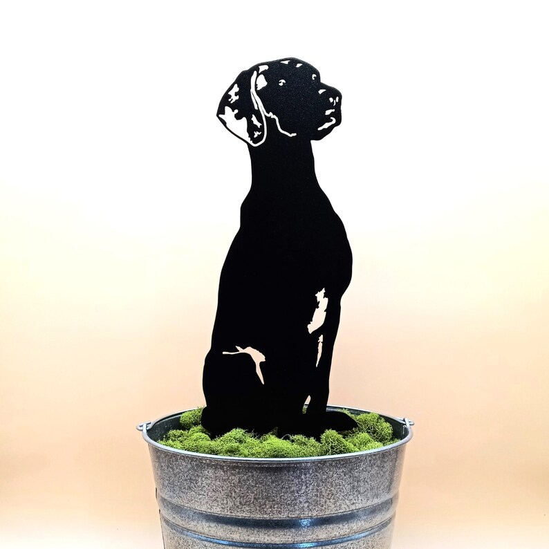 Rhodesian Ridgeback Black Metal Dog Silhouette Yard Art Etsy
