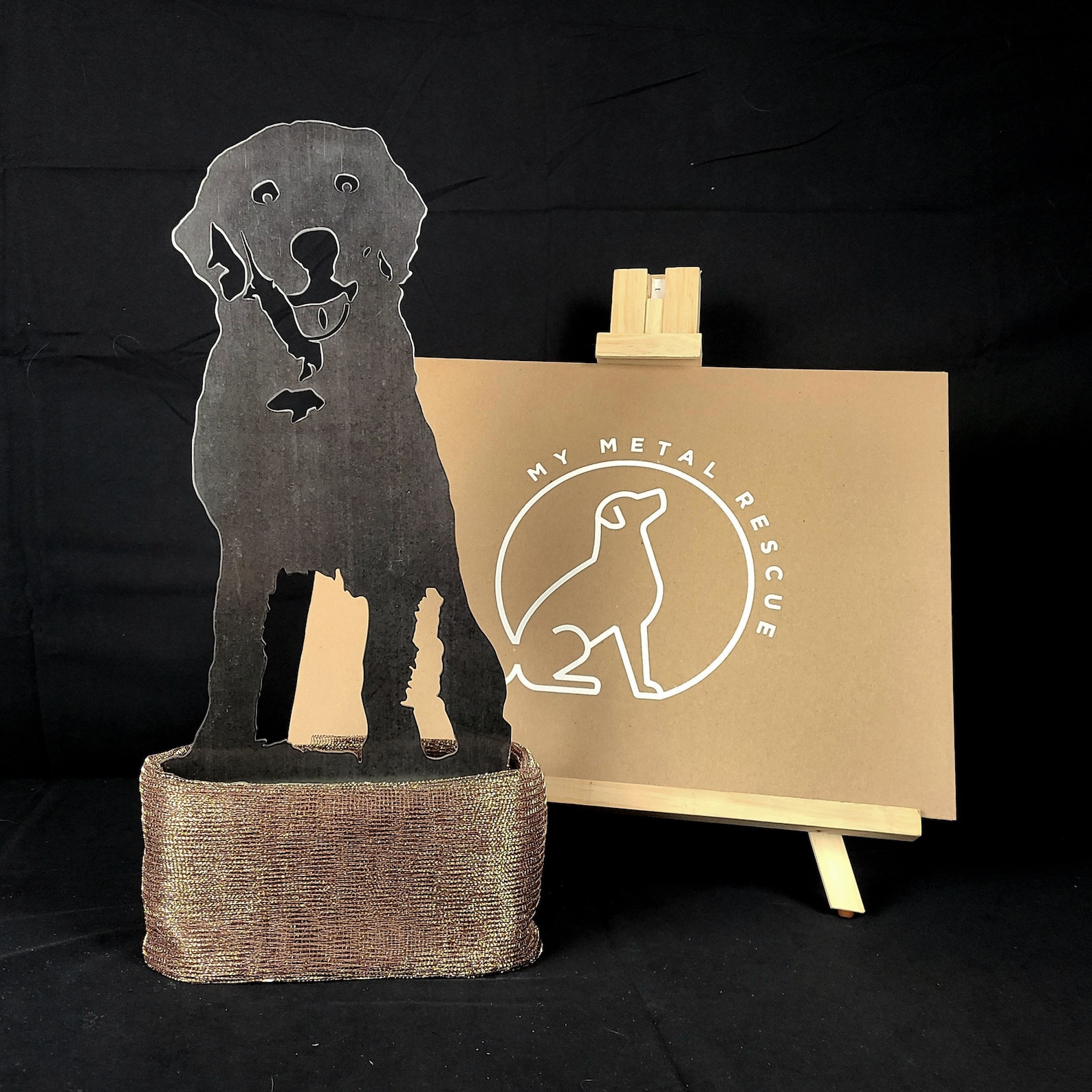 Labrador Retriever Corten Steel Dog Silhouette Rust Art - Etsy