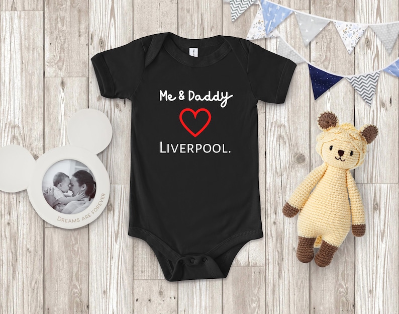 Liverpool Babygrow Baby Grow LFC Baby Vest Me and My Daddy Etsy