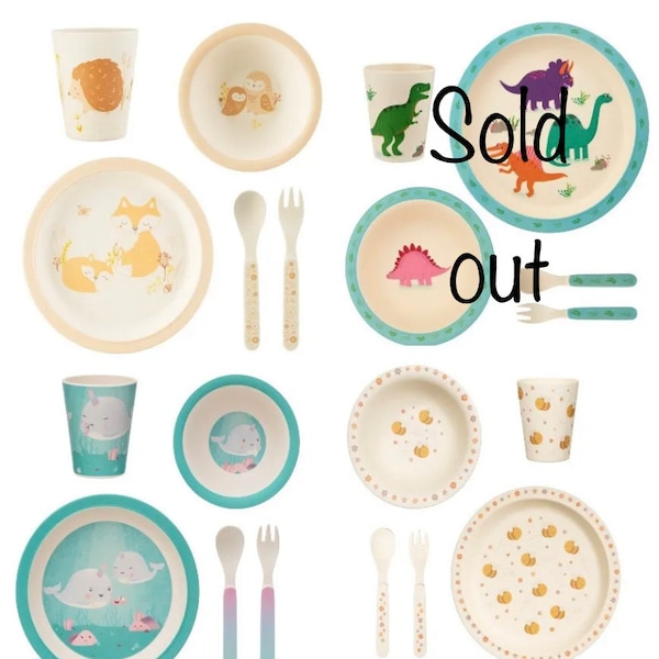 Baby Bamboo Tableware Set