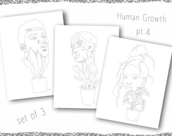 Human Growth: Part 4 Set of 3~ Digital Downloads