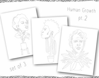 Human Growth: Part 2 Set of 3~ Digital Downloads