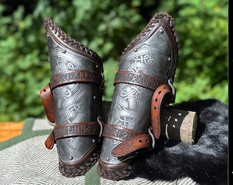 Hildr Broad Full Leather Belt Viking Larp Cosplay Medieval - Etsy