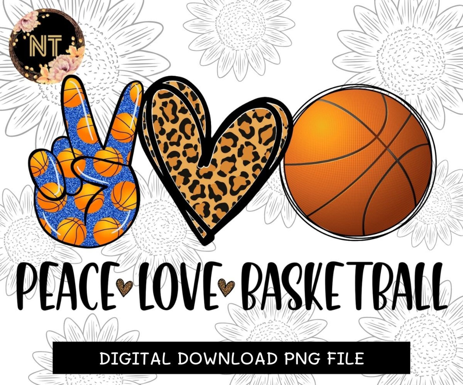 uptempo peace love basketball