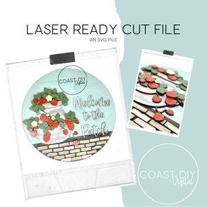 Welcome to the Patch Strawberry Pot Laser File |  Glowforge Ready | Laser File | SVG