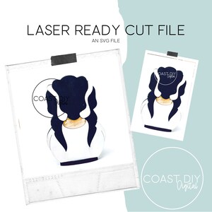 Vampiress Costume | Halloween Costume Party Gnome SVG Digital File | Glowforge Ready | Laser | Elvira