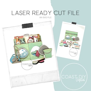 Laundry Washer and Dryer Shelf Sitter SVG Digital File | Glowforge Ready | Laser