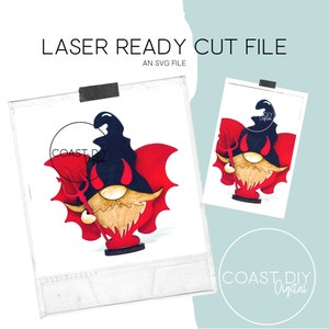 Devil Costume | Halloween Costume Party Gnome SVG Digital File | Glowforge Ready | Laser