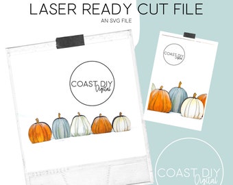 Mini Pumpkins SVG Digital Download | Halloween| Fall | Glowforge Ready