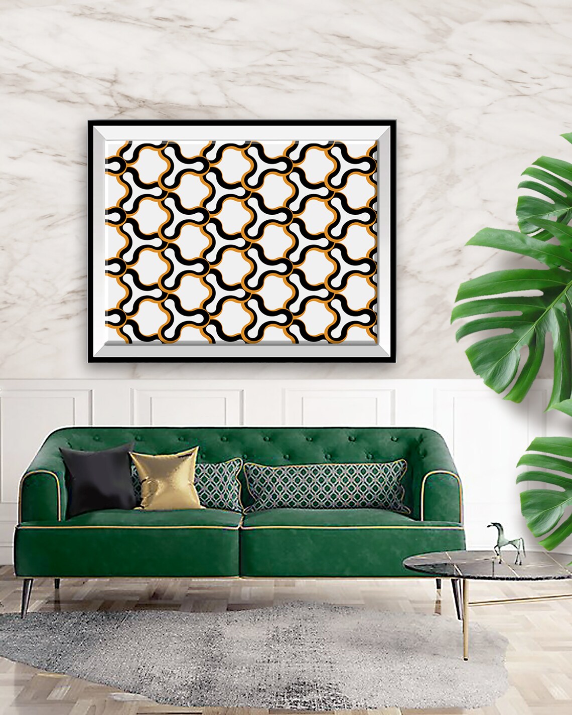 Wall Printables Set Wall Decor Interior Poster 3 Abstract Etsy