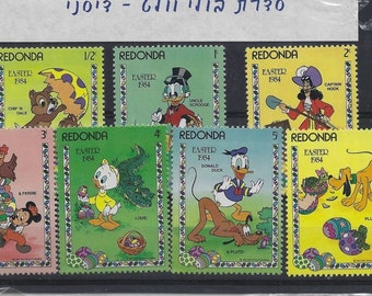 Disney Stamp Lot Vintage International Disney Stamps Grenada Belize Redonda Rumänien Turks & Caicos Sammler Briefmarken MNH