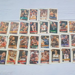 NBA Basketball 98 - 99 Sticker PANINI - Lot von 28 Stickern / NBA Basketball Sticker / NBA Sticker Album / NBA Sammler Sticker