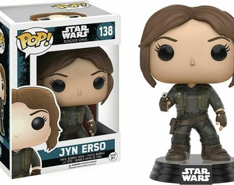 Funko Pop Star Wars Jyn Erso #138 Rogue One Vinyl Bobble Head Figure With Box Collectible Star Wars Funko Pop Disney Figure