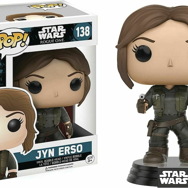 Funko pop JYN ERSO #138 / Funko POP! Star Wars: Rogue One /  Vinyl Bobble-Head Figure / Funko pop Collectibles / star wars Collectibles