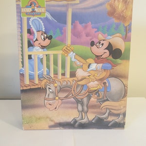 Walt disney Puzzle / Walt disney Vintage puzzle / Walt disney Collectible / Mickey Mouse/ Minnie Mouse / Jigsaw puzzle / 100 piece puzzle