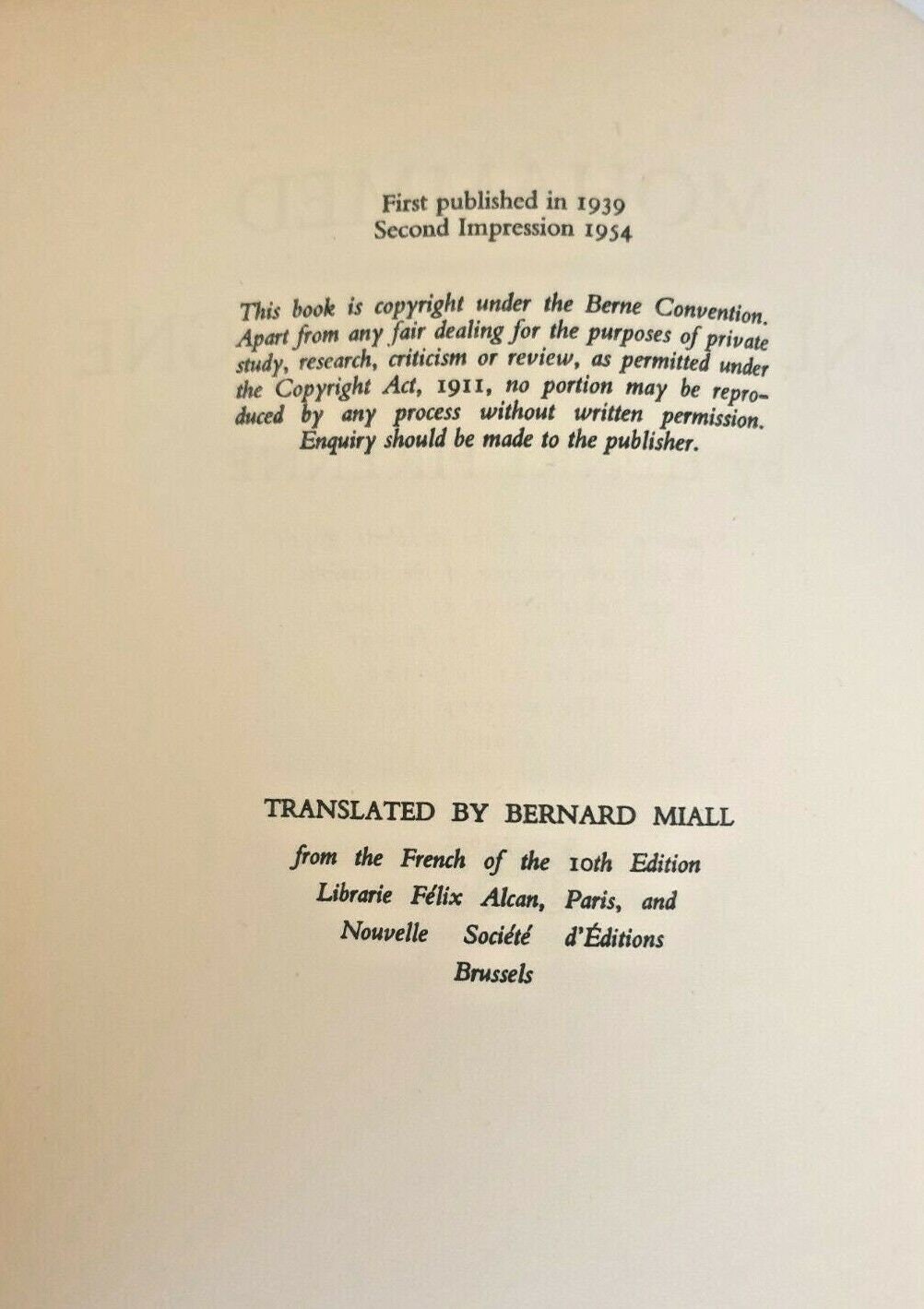 Mohammed and Charlemagne by Henri Pirenne Printed in Great Britain 1954