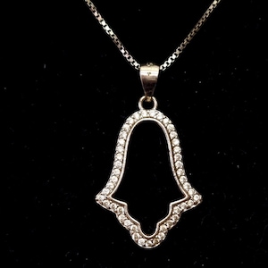 vintage Silver necklace and pendant