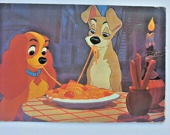 Walt Disney postales vintage para coleccionables de los años