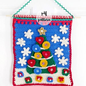 PDF Häkelanleitung-Fröhlicher kleiner Adventskalender gehäkelt