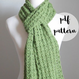 Patrón de crochet en PDF: Bufanda con canción celta