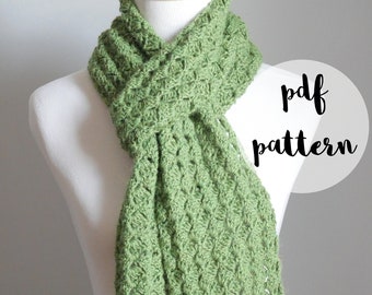 PDF Crochet Pattern-Celtic Song Scarf