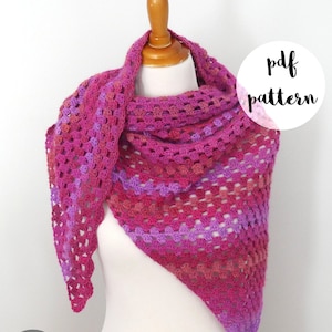 PDF Crochet Pattern-Azalea Patch Shawl