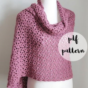 Patrón PDF de crochet - Chal Love Letters