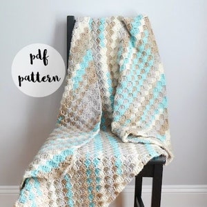PDF Crochet Pattern-Ocean Drive Blanket