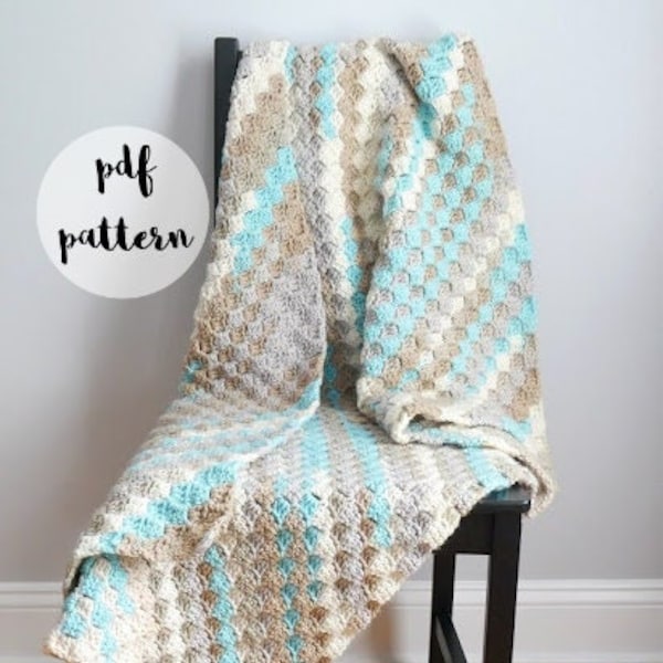 PDF Crochet Pattern-Ocean Drive Blanket