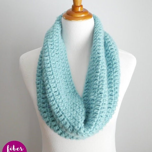 Soft Aqua Cowl