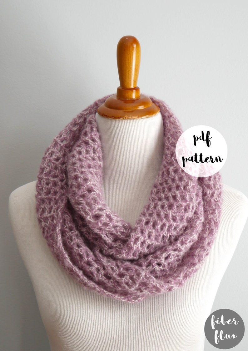 PDF Crochet Pattern-Breath Of Spring Crochet Cowl image 1