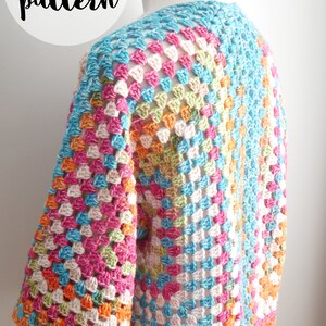 PDF Crochet Pattern-Art Class Cardi image 2