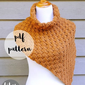 PDF Crochet Pattern-Warm Vanilla Toffee Cowl