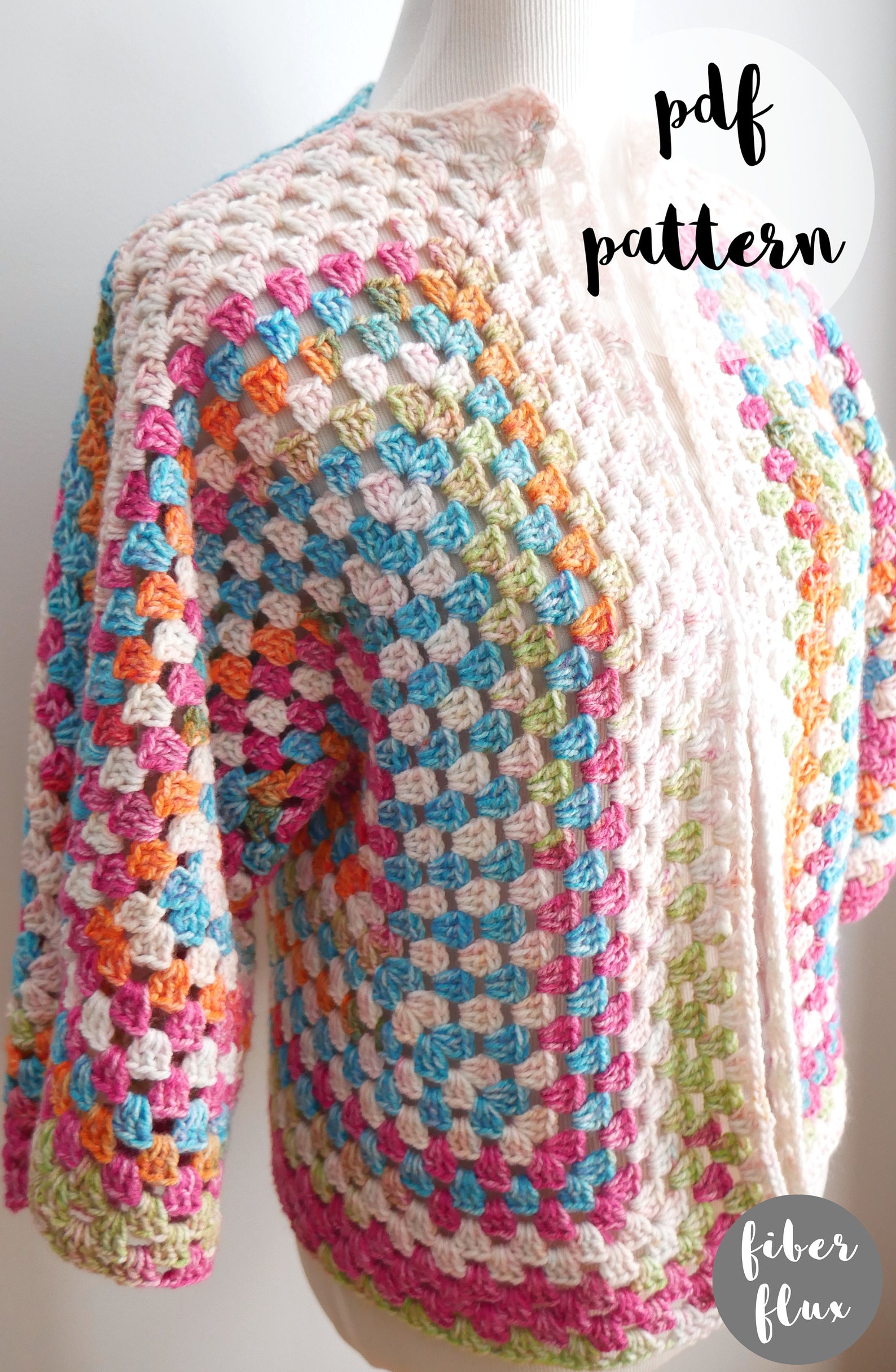 PDF Crochet Pattern-art Class Cardi - Etsy