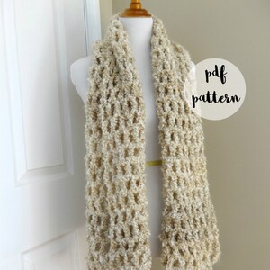 PDF Crochet Pattern-Vanilla Chai Shawl image 4