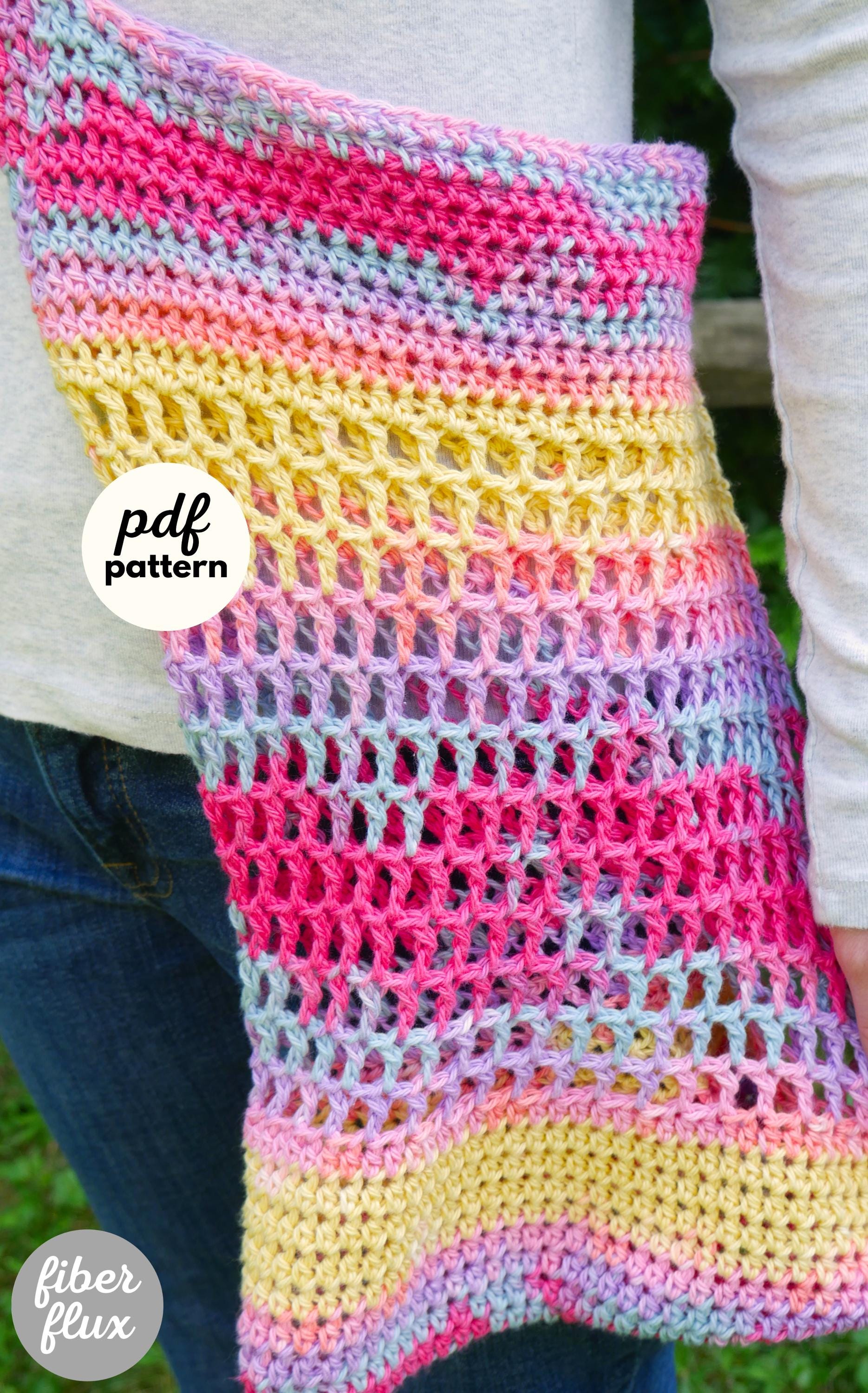 PDF Crochet Pattern-easy Crochet Market Tote Bag - Etsy