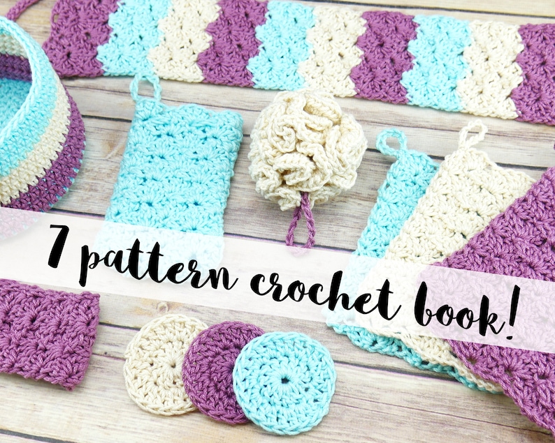 PDF Crochet Pattern Book-Spa Getaway Collection image 1