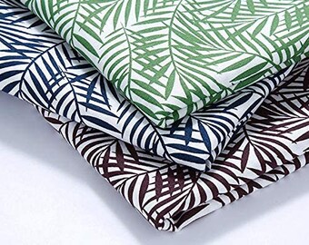 Cotton Fabric Cretonne Jungle Green Fabrics Hemmers