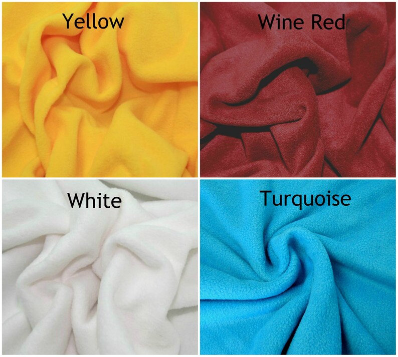 Plain Anti Pill Fleece Fabric Super Soft Material Anti Pill Etsy